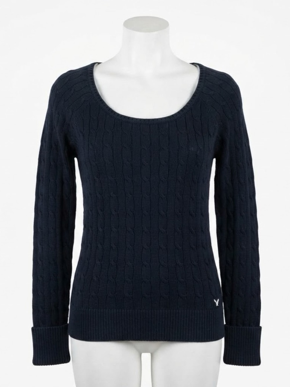 American Eagle Outfitters Cable Knit Sweater | Size XL | Black
